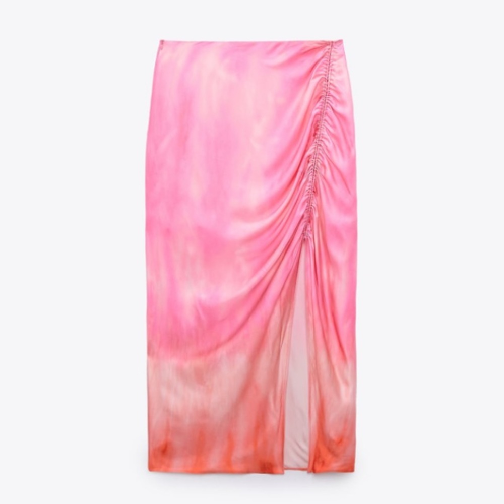 Zara 2 piece asymmetric top & draped skirt matching set NWT Host pick!! - Picture 8 of 11